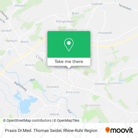 Praxis Dr.Med. Thomas Seidel map