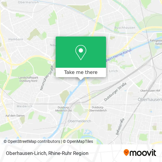 Карта Oberhausen-Lirich