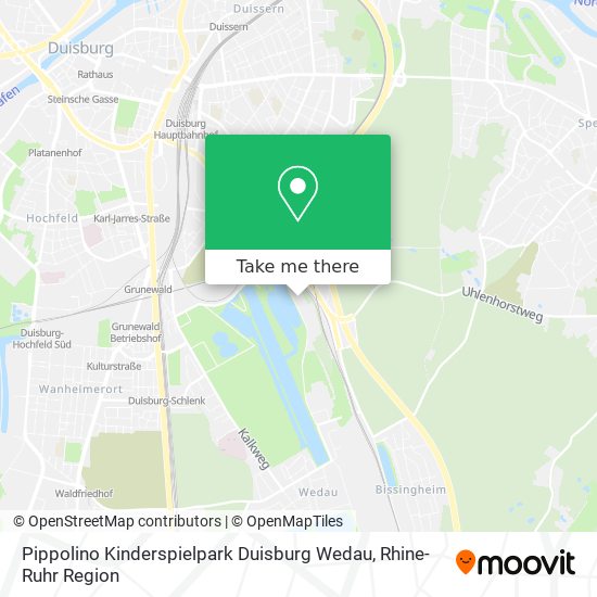 Карта Pippolino Kinderspielpark Duisburg Wedau