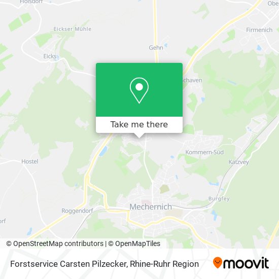 Forstservice Carsten Pilzecker map