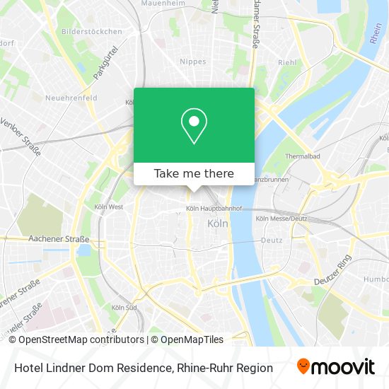 Hotel Lindner Dom Residence map