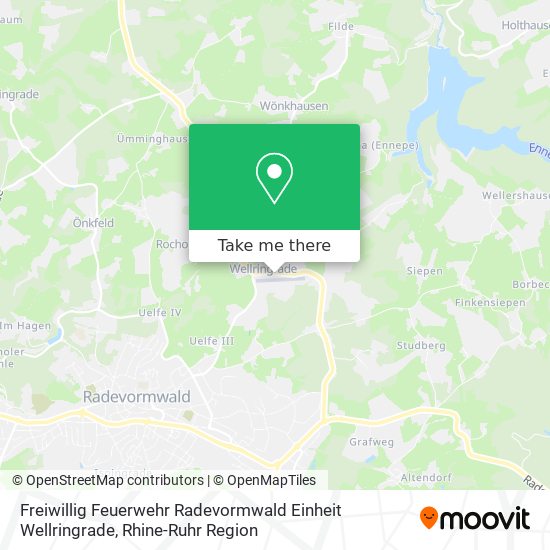 Freiwillig Feuerwehr Radevormwald Einheit Wellringrade map