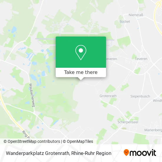 Карта Wanderparkplatz Grotenrath