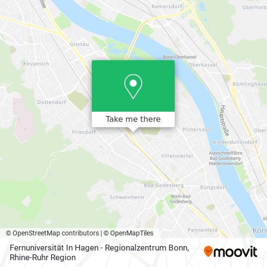 Fernuniversität In Hagen - Regionalzentrum Bonn map