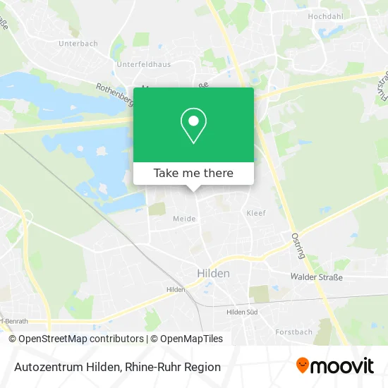 Карта Autozentrum Hilden