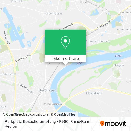 Parkplatz Besucherempfang - R900 map