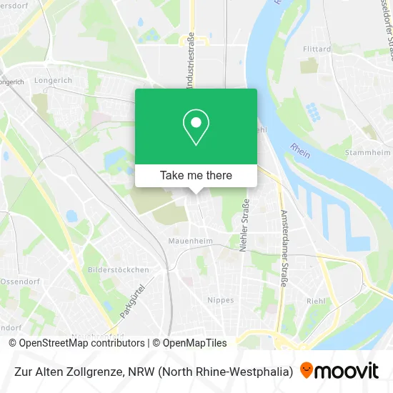 Zur Alten Zollgrenze map