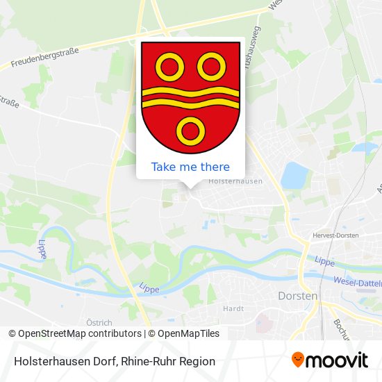 Holsterhausen Dorf map