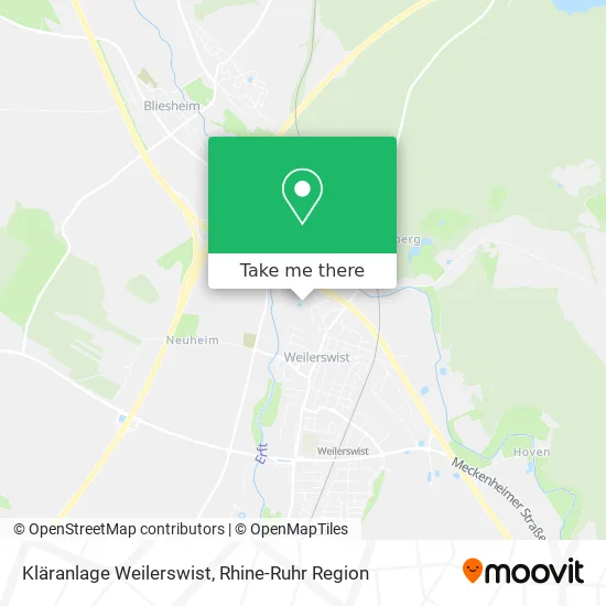 Карта Kläranlage Weilerswist