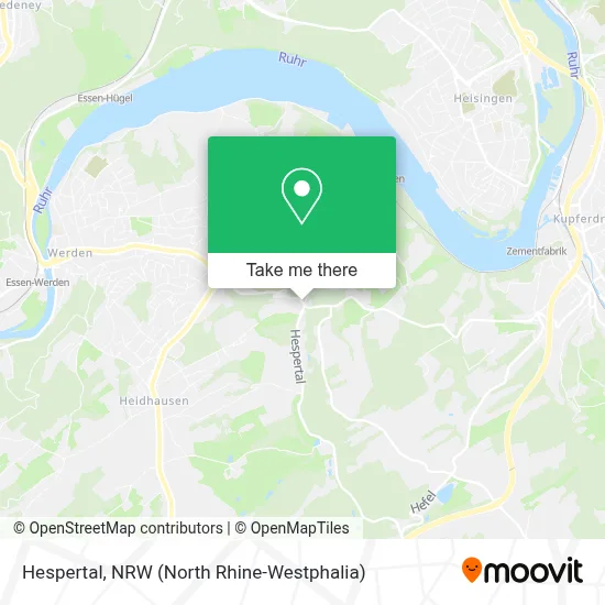 Hespertal map