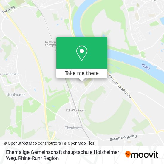 Ehemalige Gemeinschaftshauptschule Holzheimer Weg map
