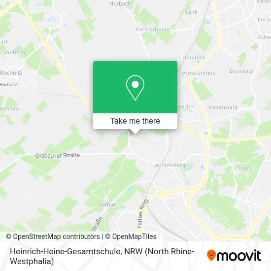 Heinrich-Heine-Gesamtschule map