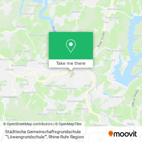 Карта Städtische Gemeinschaftsgrundschule ""Löwengrundschule""
