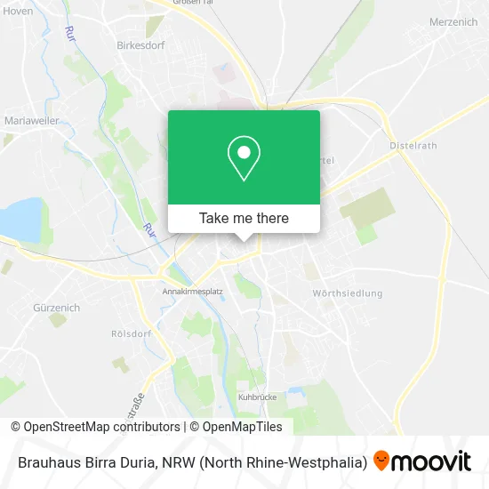 Brauhaus Birra Duria map