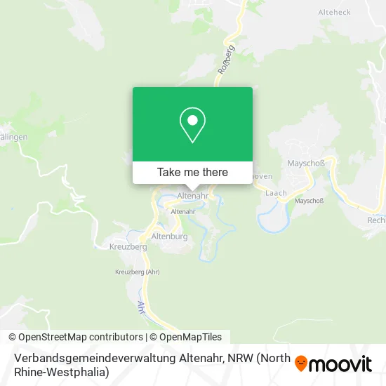 Карта Verbandsgemeindeverwaltung Altenahr