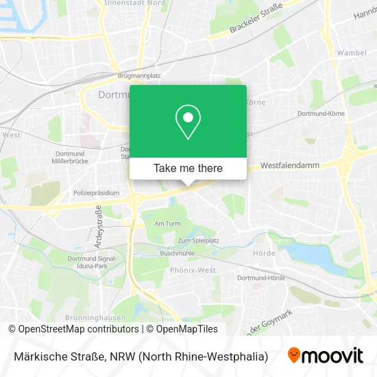 Карта Märkische Straße