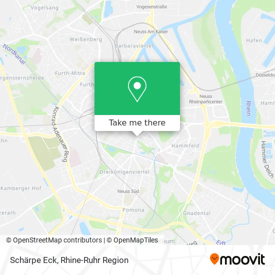 Карта Schärpe Eck