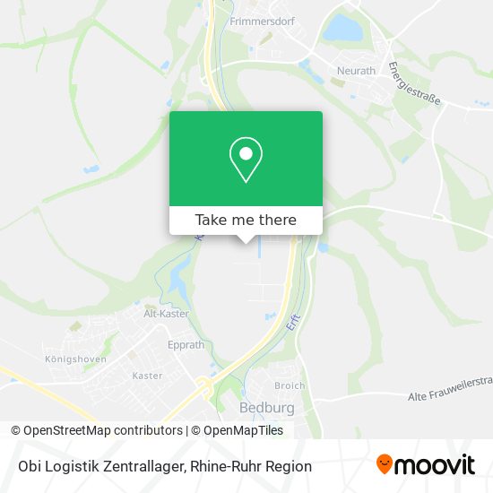 Obi Logistik Zentrallager map