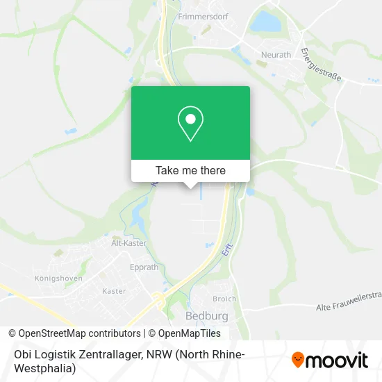 Карта Obi Logistik Zentrallager