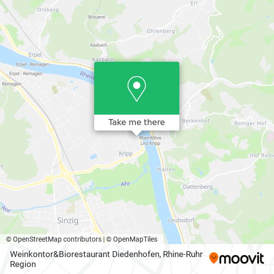 Карта Weinkontor&Biorestaurant Diedenhofen
