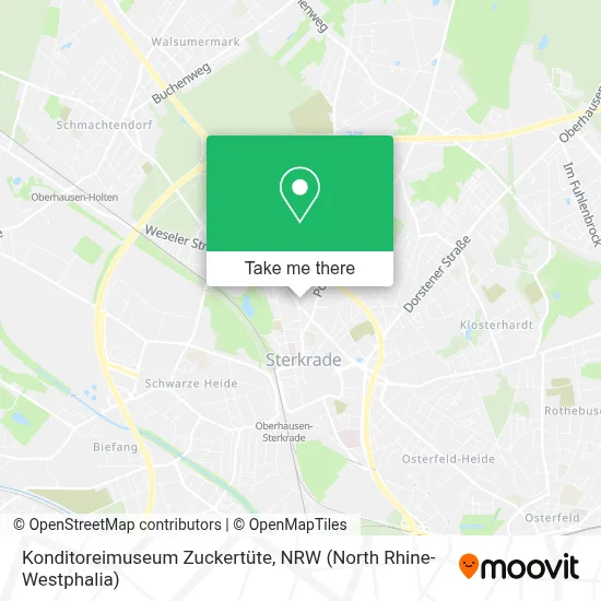 Konditoreimuseum Zuckertüte map