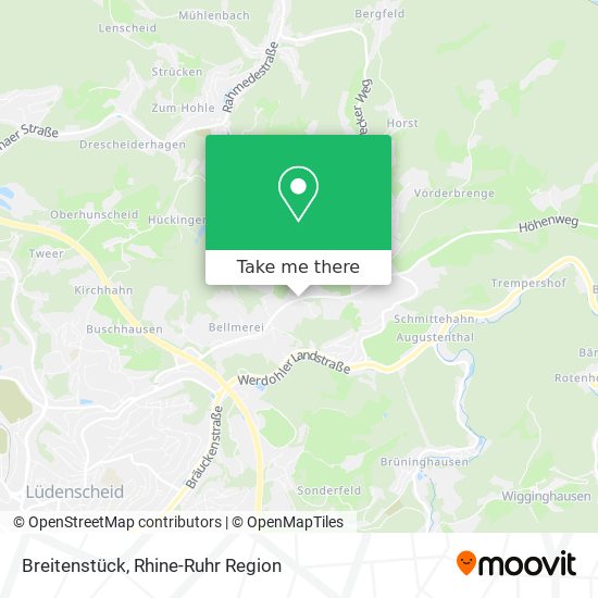 Карта Breitenstück
