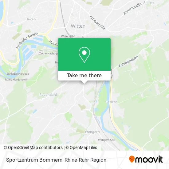 Карта Sportzentrum Bommern