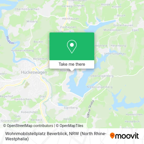 Карта Wohnmobilstellplatz Beverblick