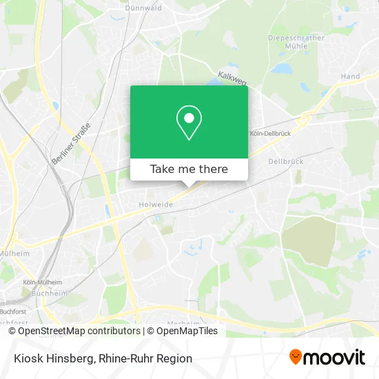 Карта Kiosk Hinsberg