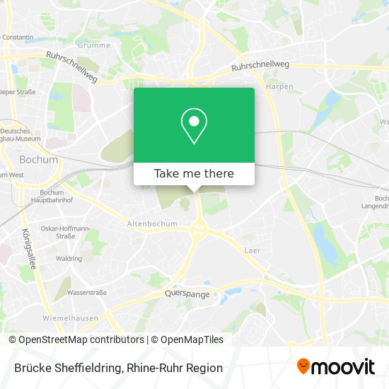 Brücke Sheffieldring map