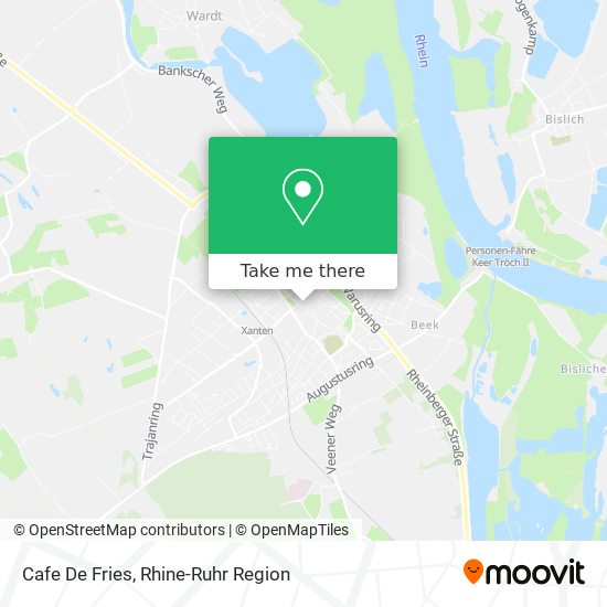 Cafe De Fries map