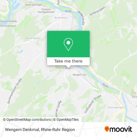 Wengern Denkmal map