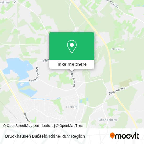 Bruckhausen Baßfeld map
