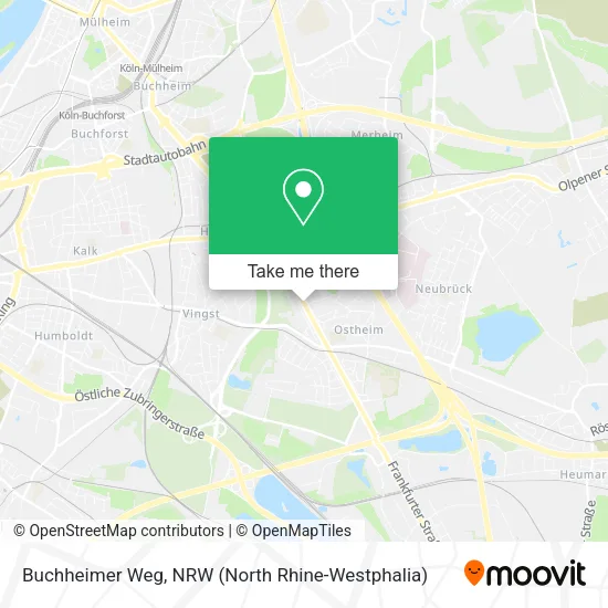 Карта Buchheimer Weg