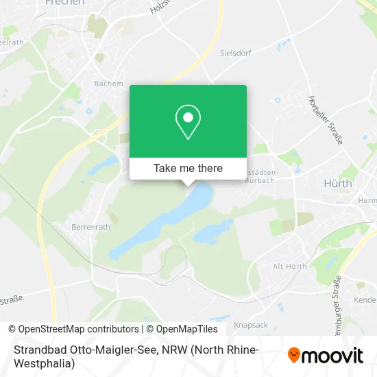 Strandbad Otto-Maigler-See map