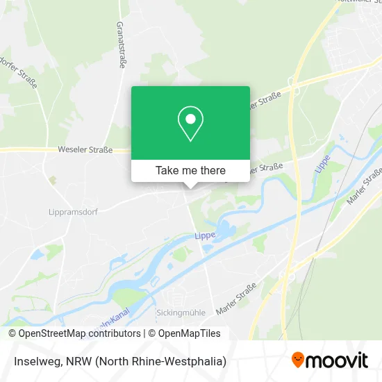 Inselweg map