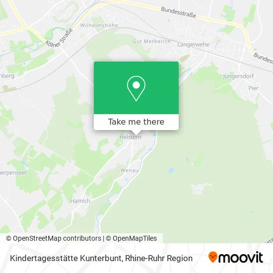 Карта Kindertagesstätte Kunterbunt