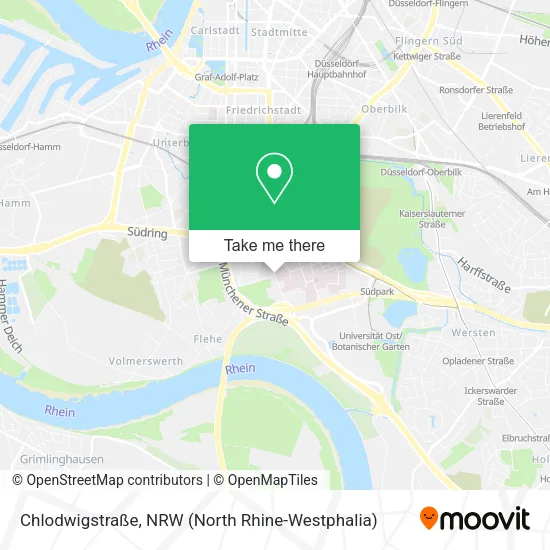 Карта Chlodwigstraße