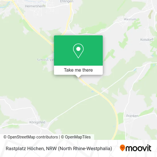 Карта Rastplatz Höchen