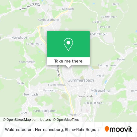 Waldrestaurant Hermannsburg map