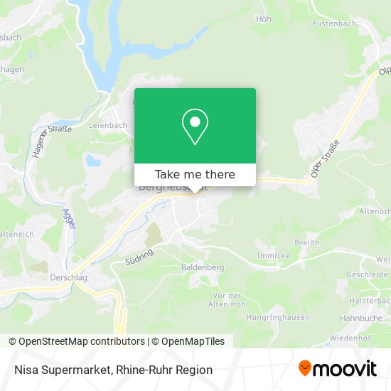 Nisa Supermarket map