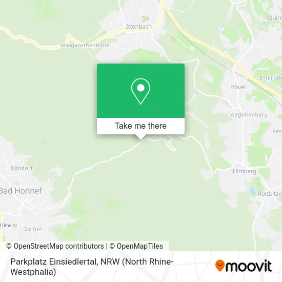 Карта Parkplatz Einsiedlertal