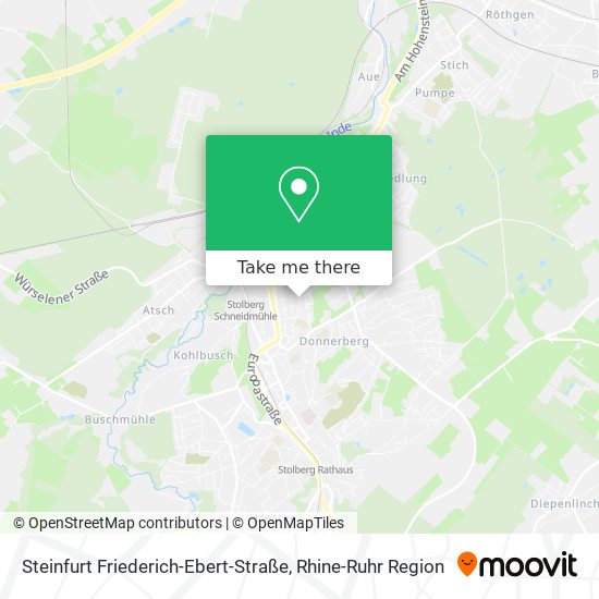 Steinfurt Friederich-Ebert-Straße map