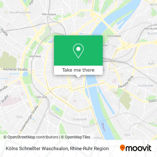 Карта Kölns Schnellter Waschsalon