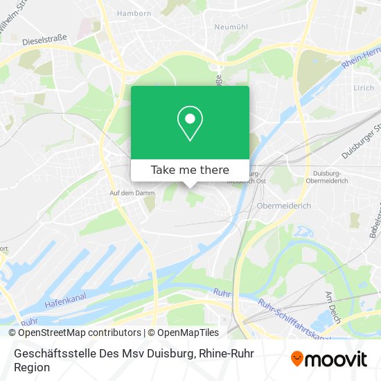 Geschäftsstelle Des Msv Duisburg map