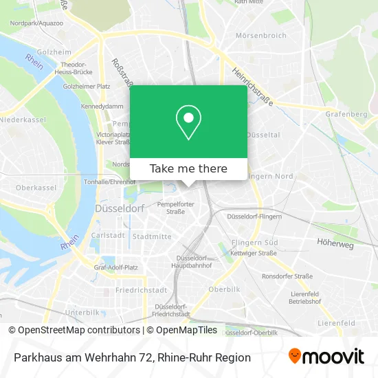 Карта Parkhaus am Wehrhahn 72