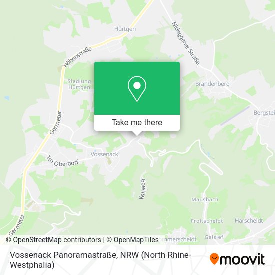 Карта Vossenack Panoramastraße