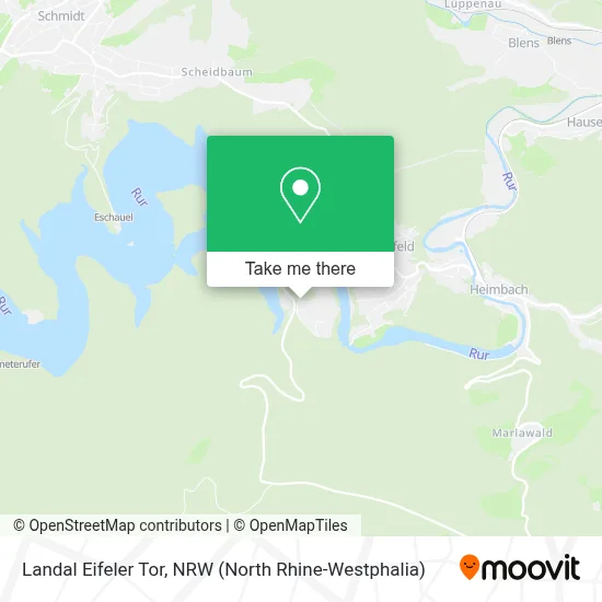 Landal Eifeler Tor map