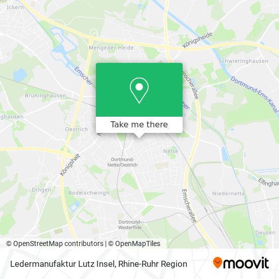 Ledermanufaktur Lutz Insel map