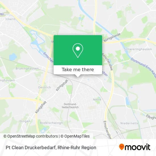 Карта Pt Clean Druckerbedarf